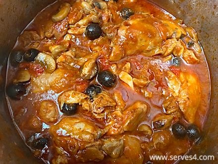 Chicken Cacciatore in the Instant Pot