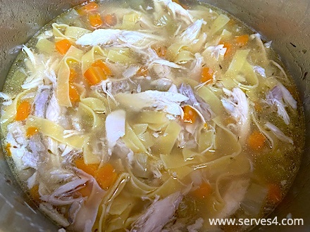 Chicken Noodle Soup in the Instant Pot