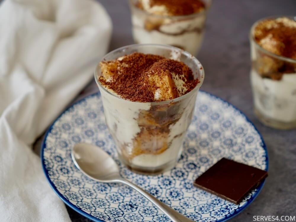 This simple Italian tiramisu recipe is served in individual pots for a fun and adorable way to impress your guests.