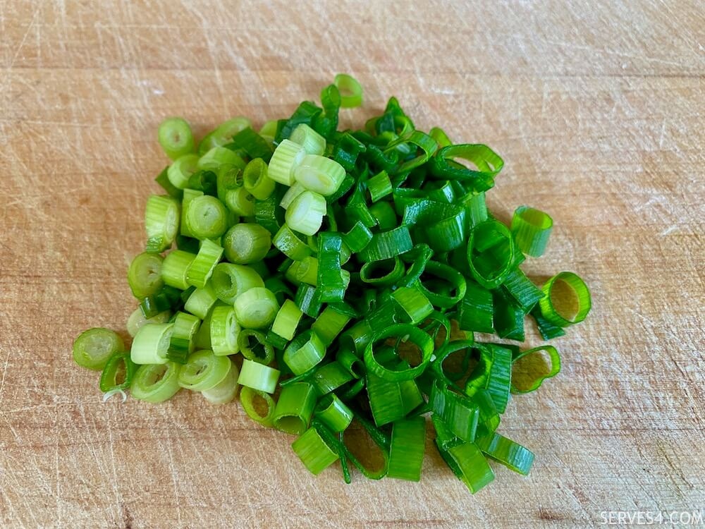 Making Pork and Chive Dumpling Filling