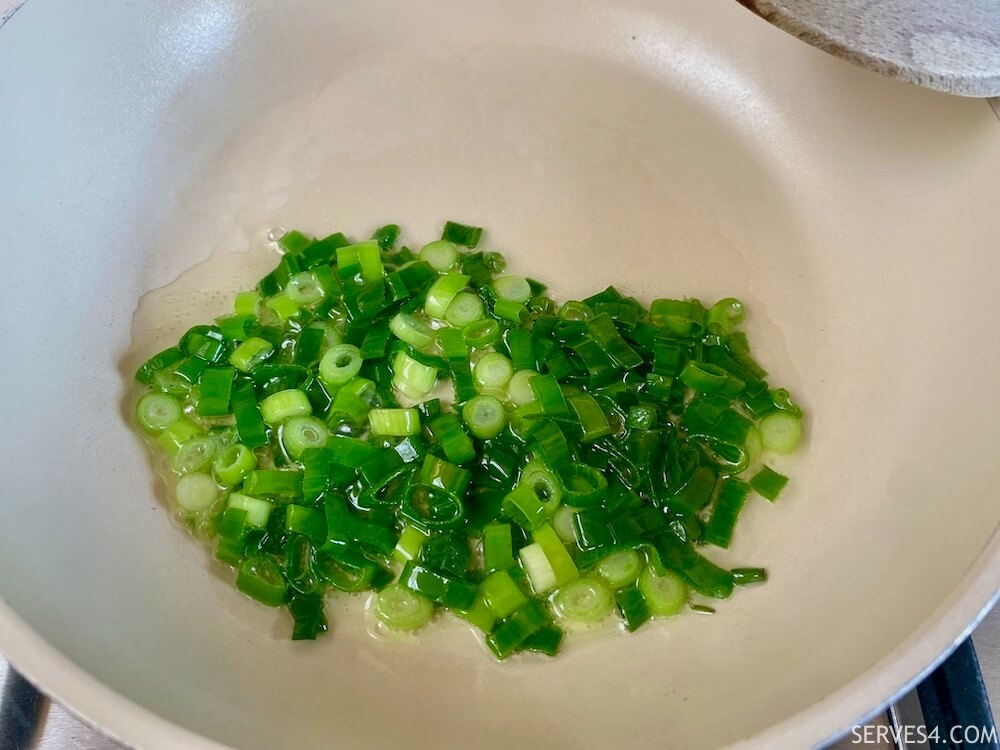 Making Pork and Chive Dumpling Filling