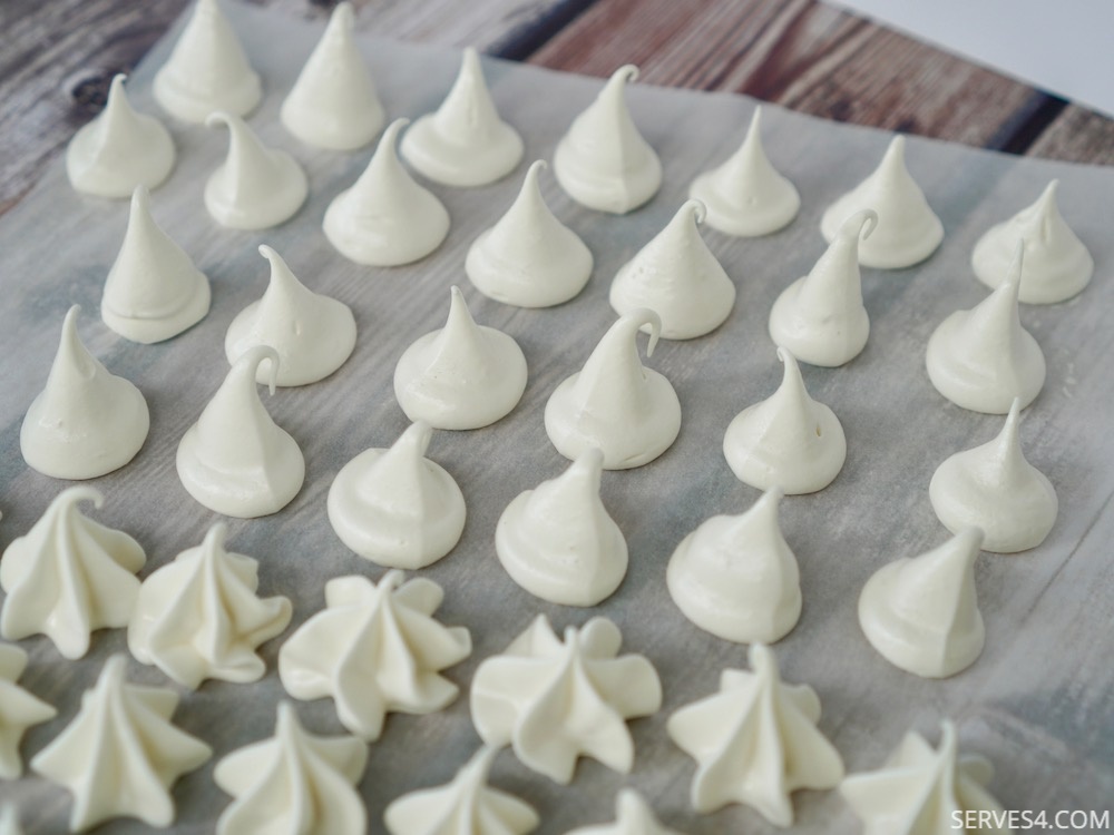 Crisp, light and airy and just the right amount of sweet, these meringue kisses make the ideal bite sized treat.