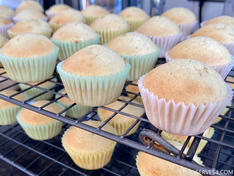 Mini Vanilla Cupcake Recipe