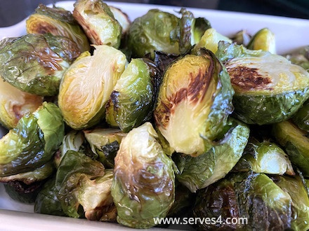 Best Family Vegetarian Recipes: Roasted Brussels Sprouts