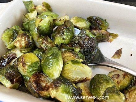 Roasted Brussels sprouts are so tasty that you may find yourself making them for for than just the Christmas meal.
