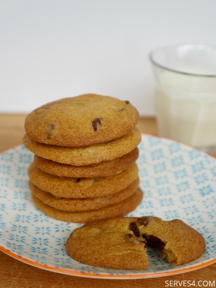 Chocolate Chip Cookies with Milk