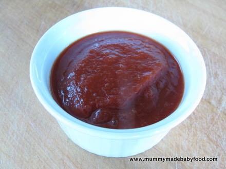 Vegetarian Baby Recipes: Sugar-Free Tomato Ketchup